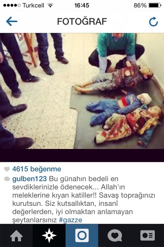 Gülben Ergen'den Gazze hassasiyeti