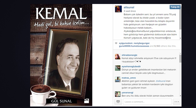 Ali Sunal: 'Babam çok özledim seni....'