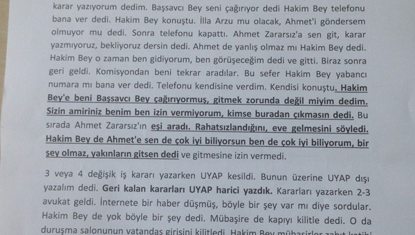 Paralel hakimden 'tahliye' itirafı: 'Mecburdum'
