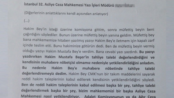 Paralel hakimden 'tahliye' itirafı: 'Mecburdum'