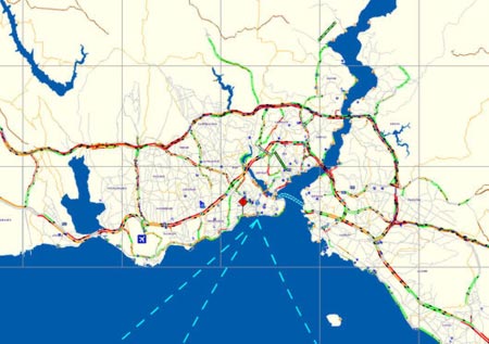 İstanbul'da trafik felç!