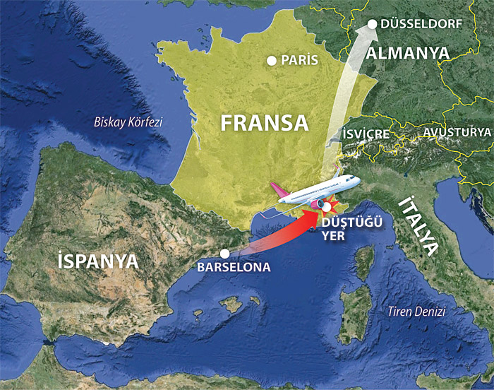 Fransa'daki kazada, 1'i Türk 150 kişi hayatını kaybetti