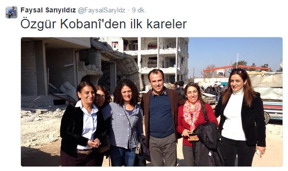 HDP'li 10 vekil Kobani'ye geçti