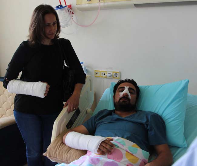 Doktor ve hemşirenin kolunu kırdı, serbest bırakıldı