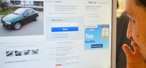 Otomobilini eBay'de satışa çıkardı olanlar oldu
