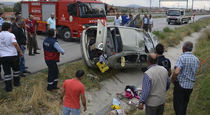 Sungurlu'da feci kaza: 6 yaralı