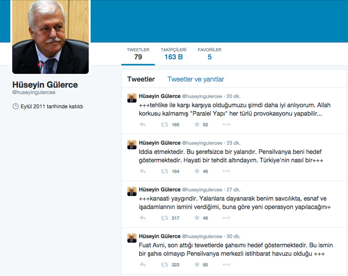 Hüseyin Gülerce: 'Hayati bir tehdit altındayım'