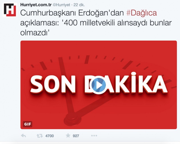 Hürriyet, Zaman ve Sözcü'den skandal çarpıtma