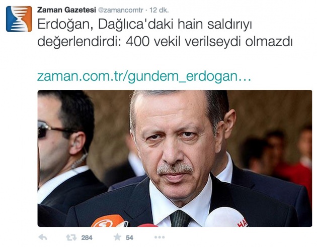 Hürriyet, Zaman ve Sözcü'den skandal çarpıtma