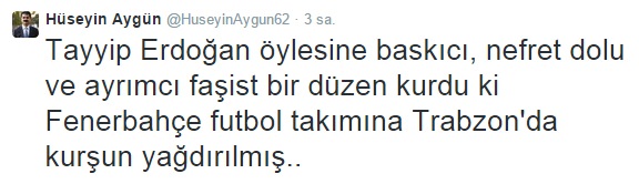 CHP'li Aygün'den skandal tweet!