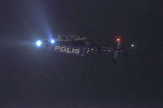 Esenler'de helikopter destekli hırsızlık operasyonu