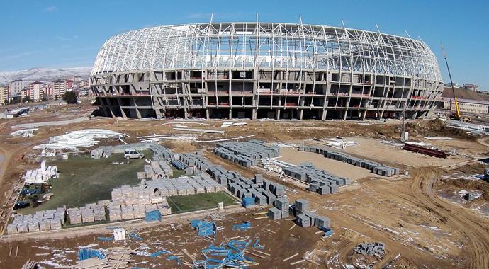 Türkiye'nin ilk 'Ekolojik' stadı tamamlanıyor