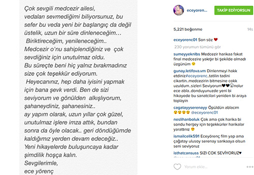 Medcezir final yaptı o isim veda etti