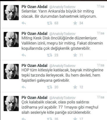 Patlamayı bir gün önce Twitter'dan yazdı!