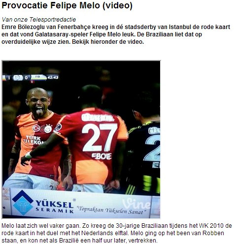 Dünya'dan Melo için ağır yorumlar! 'Provakatif Melo'