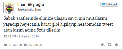 Fenerbahçe camiasını karıştıran tweet!