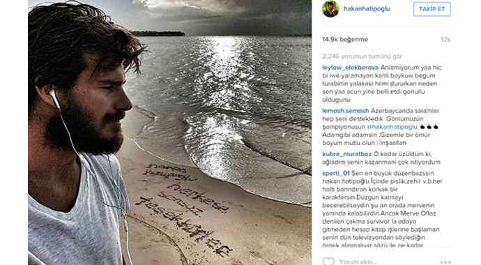 Survivor Hakan'dan 'veda' mesajı
