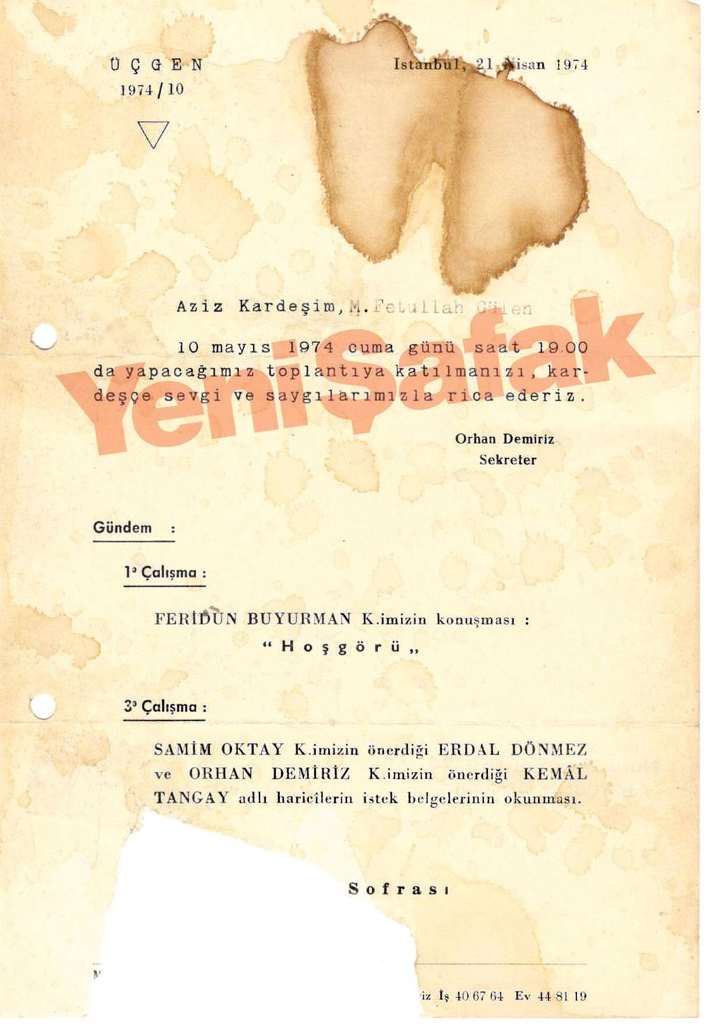 Fethullah Gülen Mason iddiası!