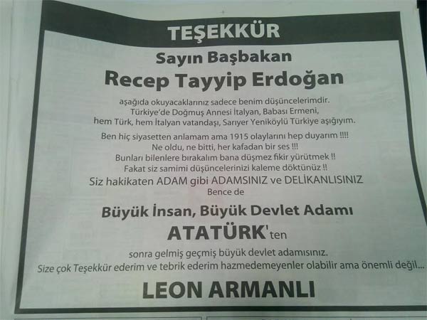'Erdoğan Atatürk'ten sonra en büyük...'