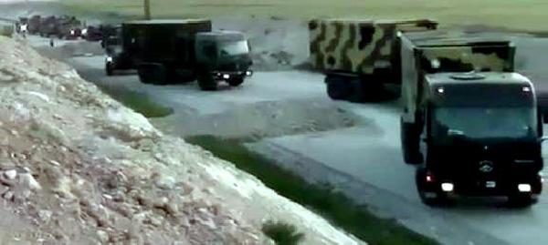 IŞİD, Süleyman Şah'a giden Türk konvoyunu görüntüledi