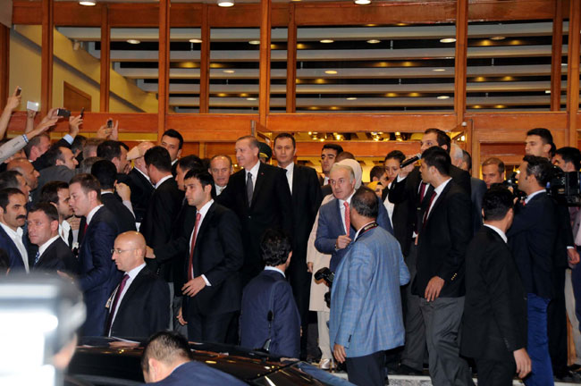 Erdoğan'a İstanbul'da büyük karşılama