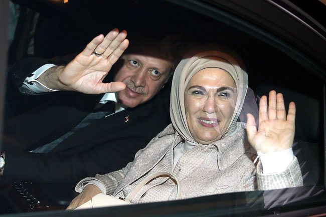 Erdoğan'a İstanbul'da büyük karşılama