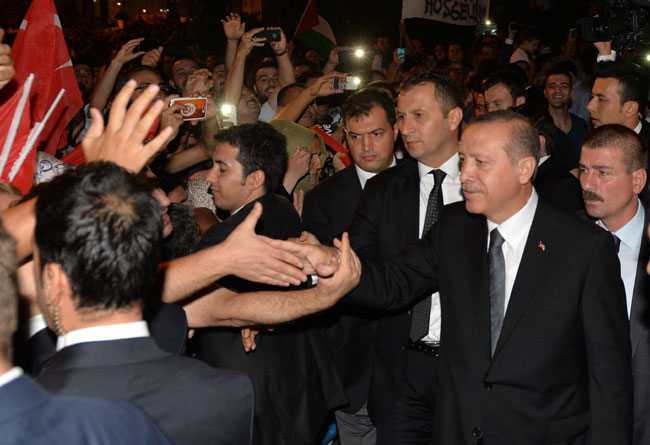 Erdoğan'a İstanbul'da büyük karşılama