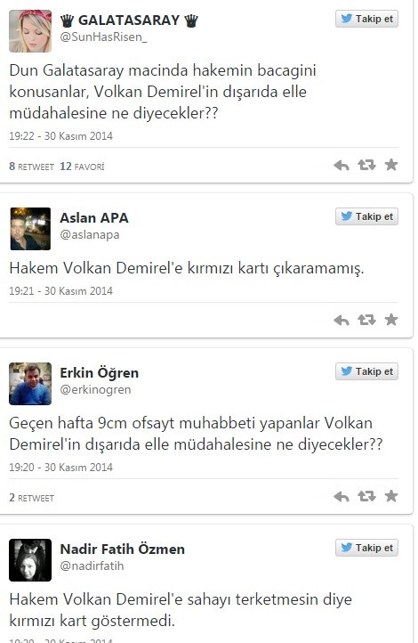 Volkan'ın pozisyonuna Galatasaraylılar isyan etti