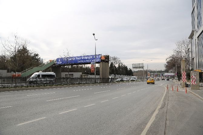 İTÜ Ayazağa üst geçidi kaldırıldı