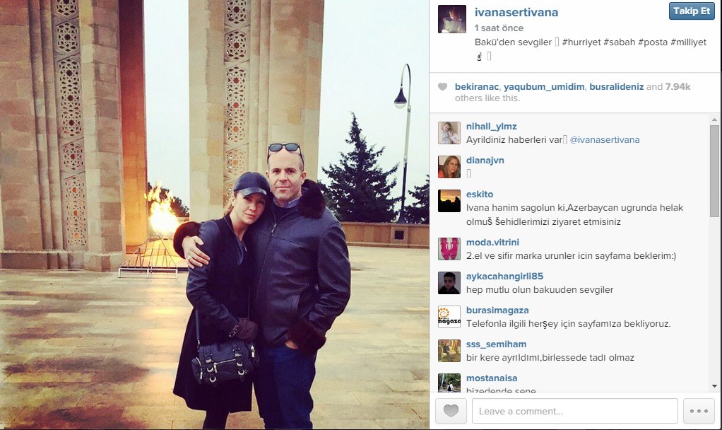 Ivana Sert ile Sinan Akıman barıştı