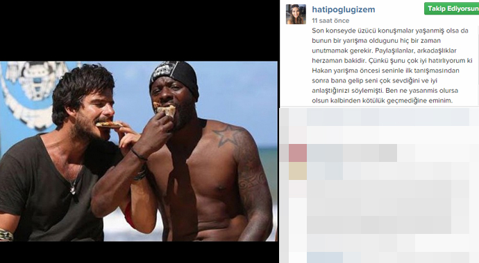 Gizem Hatipoğlu'ndan Pascal Nouma'ya anlamlı mesaj