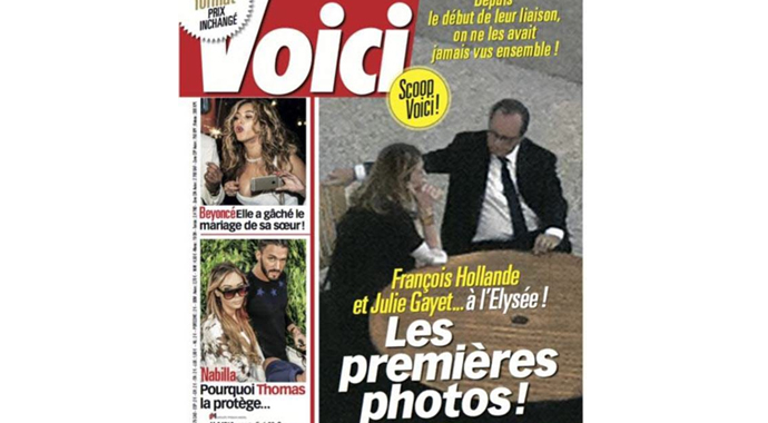 İşte Hollande ve Gayet'in gizli çekilen fotoğrafı