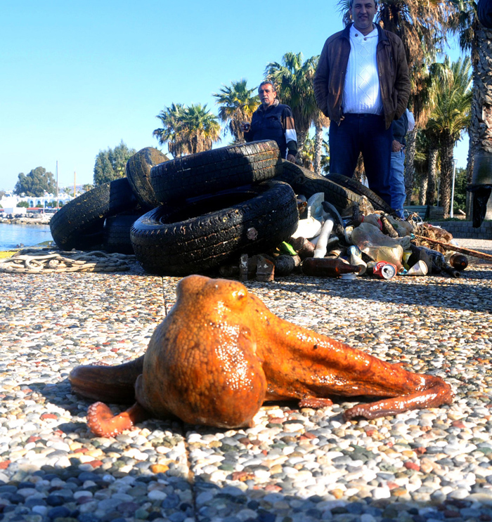 Lastiklerin içinden çıktı!
