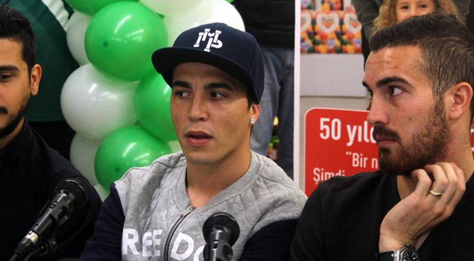 Josue ve Harun Tekin taraftarlarla buluştu