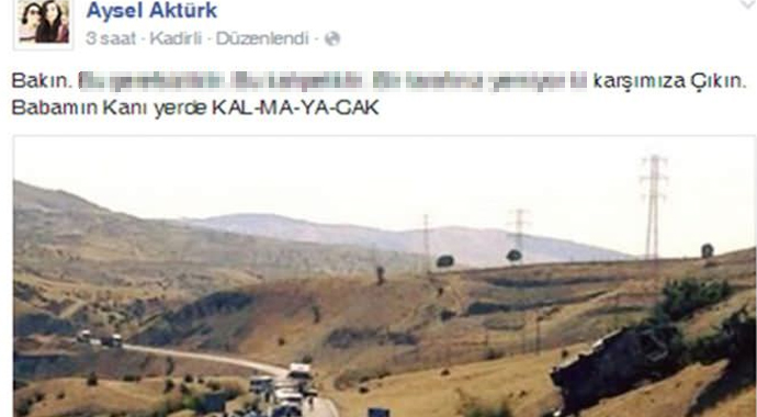 Şehidin kızından ağır sözler