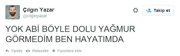 Yağmur yağdı, sosyal medya sallandı