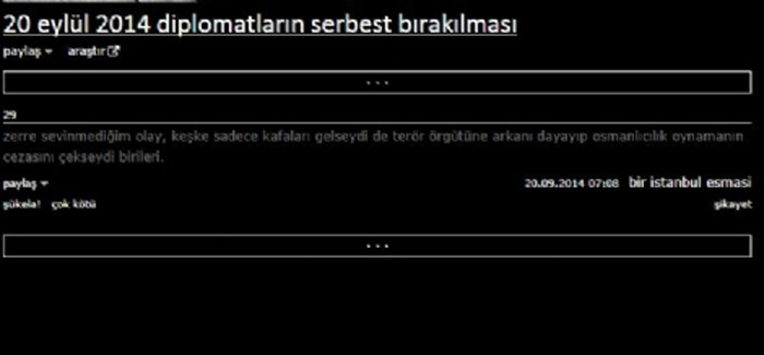 Kan donduran yorum: Keşke kafaları gelseydi
