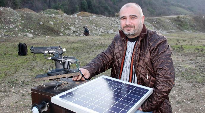 Karadenizli kâşiften 'solar enerjili silah'