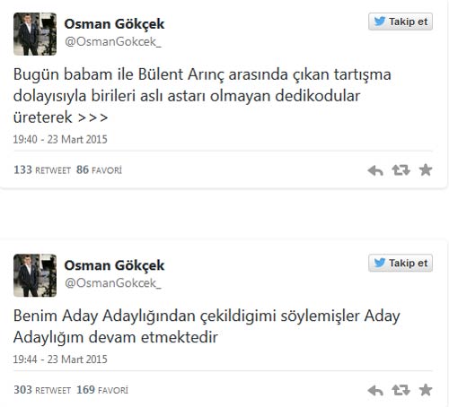Osman Gökçek'ten adaylık açıklaması