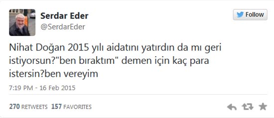 G.Saray'dan Nihat Doğan'a çok sert cevap: 'Bir de para mı istiyorsun!'