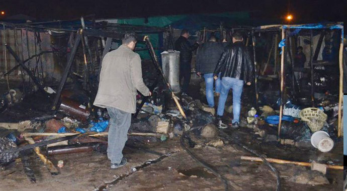 Suriyeli anne ve 8 aylık bebeği çadırda çıkan yangında öldü