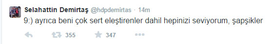 Selahattin Demirtaş tweet attı, sosyal medya ayağa kalktı!