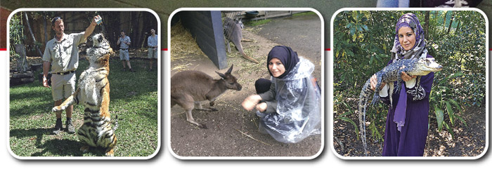 Burcu Çetinkaya ünlü timsah avcısı Steve Irwin'in evinde