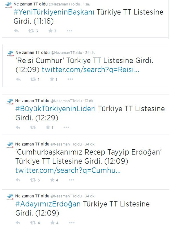 Erdoğan'ın adaylığı Twitter'ı salladı