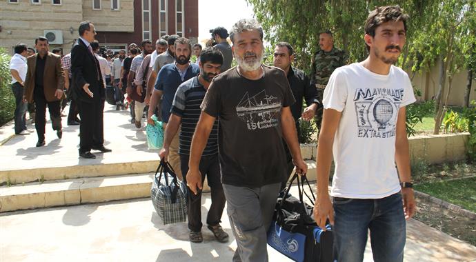Türk şoförler serbest bırakıldı!