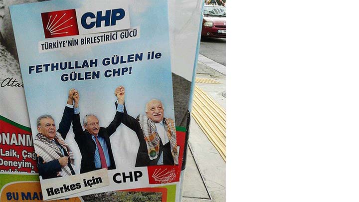 İzmir'i karıştıran Fethullah Gülen afişleri