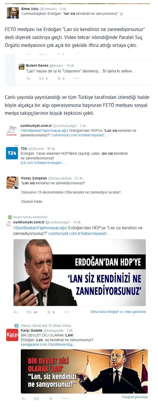 Erdoğan'a 'vuracağız' diye bunu da yaptılar!