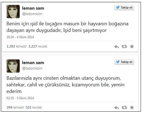 Hızını alamıyor! Leman Sam'dan bir hakaret daha...