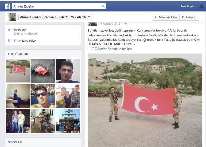 Şehit arkadaşının intikamını almak istedi, o da şehit oldu!