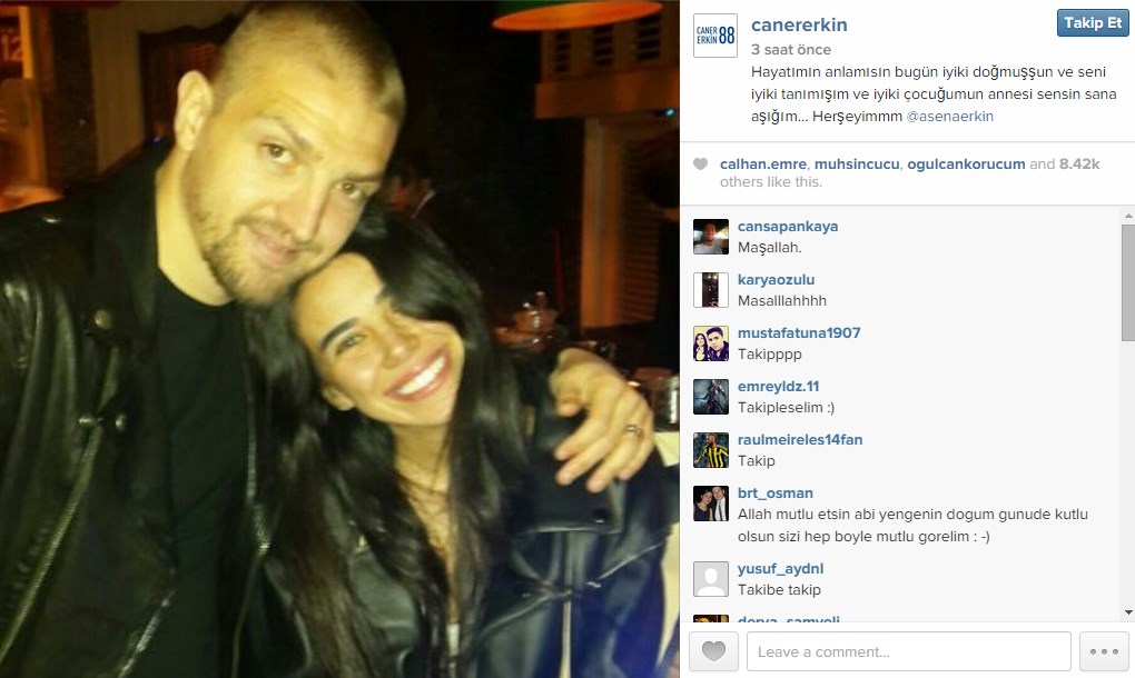 Caner Erkin'den Asena'ya duygusal mesaj